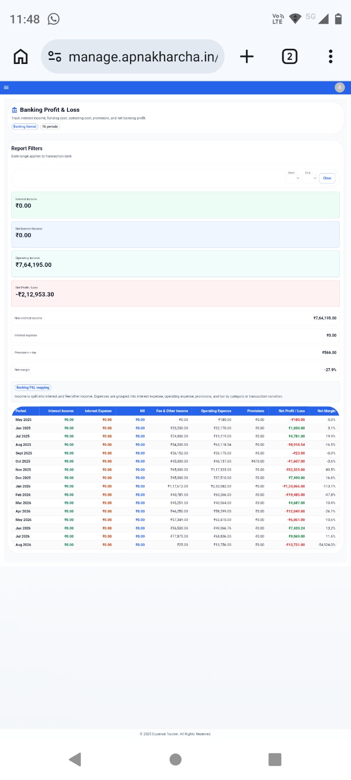 ApnaKharcha Transactions